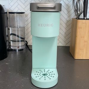 Blue Mini Keurig coffee machine!